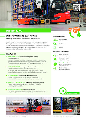 Anbau-Kehrmaschinen Bema Sweezy 40 WD