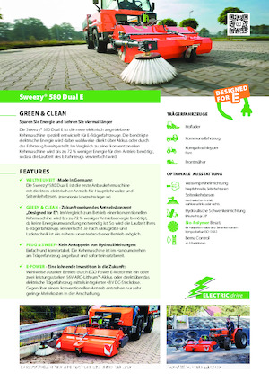 Anbau-Kehrmaschinen Bema Sweezy 580 Dual E
