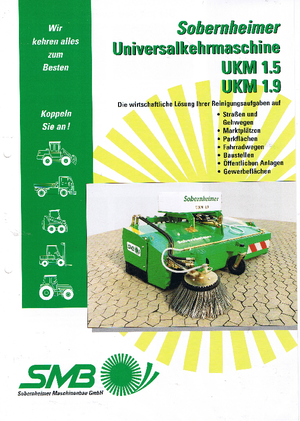 Anbau-Kehrmaschinen Sobernheimer UKM 1.9