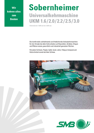 Anbau-Kehrmaschinen Sobernheimer UKM 3.0