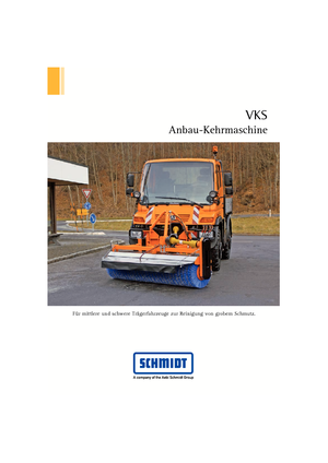 Anbau-Kehrmaschinen Schmidt VKS 4