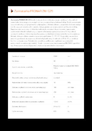 Anbau-Kehrmaschinen Pronar ZM-S 25