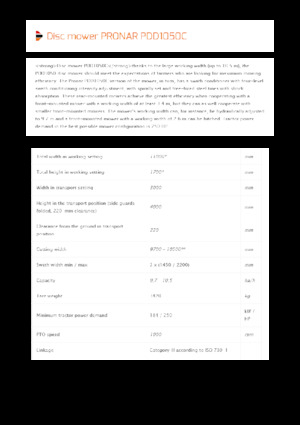 Mähkombi Scheiben m. Aufbereiter Pronar PDD 1050C