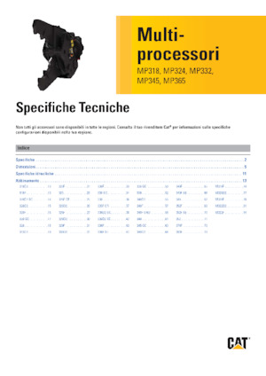 Multiprozessoren Caterpillar MP324D