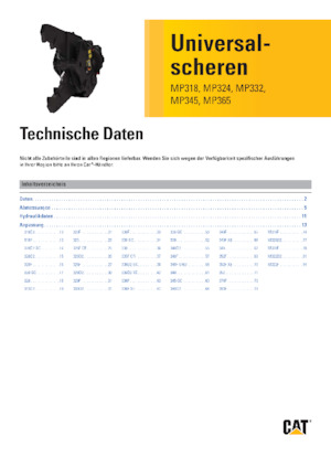 Multiprozessoren Caterpillar MP324D