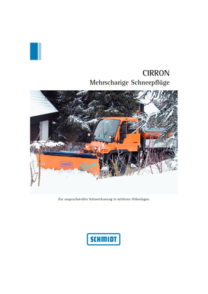 Mehrschar-Schneepflüge Schmidt Cirron SL 40
