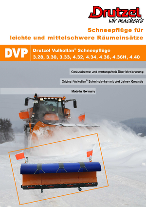 Mehrschar-Schneepflüge Drutzel DVP 4.40
