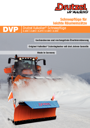 Mehrschar-Schneepflüge Drutzel DVP 3.33