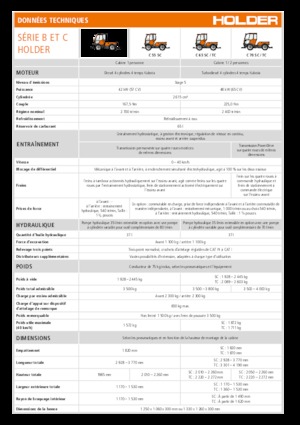 Kommunale Mehrzweckfahrzeuge Diesel Holder C 65 SC