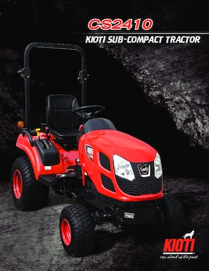 Kommunale Mehrzweckfahrzeuge Diesel Kioti CS 2410