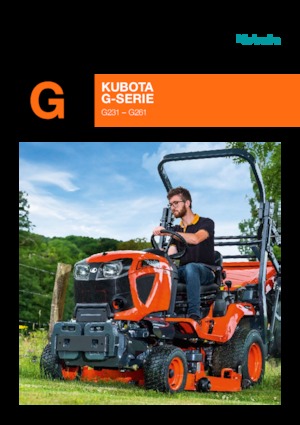Kommunale Mehrzweckfahrzeuge Diesel Kubota G 23 HD-3