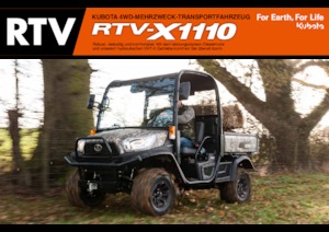 Kommunale Mehrzweckfahrzeuge Diesel Kubota RTV X1110 TW  