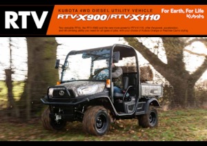 Kommunale Mehrzweckfahrzeuge Diesel Kubota RTV X1110 TW  
