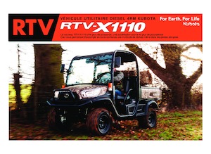 Kommunale Mehrzweckfahrzeuge Diesel Kubota RTV X1110 TW  