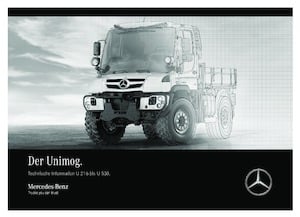 Kommunale Mehrzweckfahrzeuge Diesel Unimog U 318 Euro 6