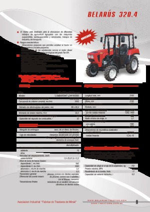 Kommunale Schlepper Belarus 320.4
