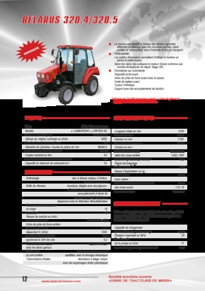 Kommunale Schlepper Belarus 320.4