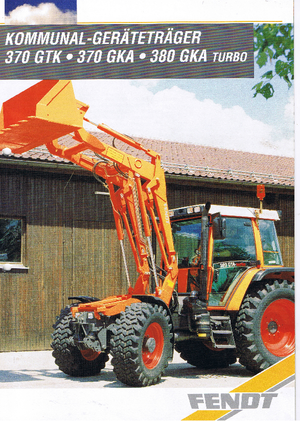 Kommunale Schlepper Fendt 380 GKA Turbo