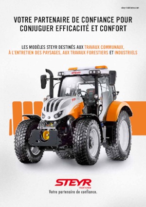 Kommunale Schlepper Steyr 4135 Profi Basis