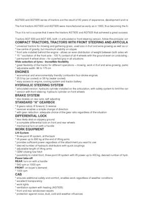 Kommunale Schlepper AGT AGT 835 T