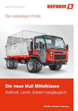 Kommunale Mehrzweckfahrzeuge Diesel Reform Werke Muli T8 X pro