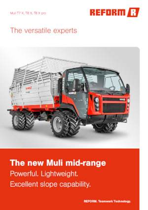 Kommunale Mehrzweckfahrzeuge Diesel Reform Werke Muli T8 X pro