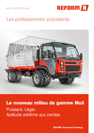 Kommunale Mehrzweckfahrzeuge Diesel Reform Werke Muli T8 X pro