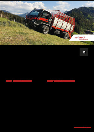 Kommunale Mehrzweckfahrzeuge Diesel Aebi TP 470 Vario