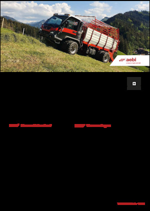 Kommunale Mehrzweckfahrzeuge Diesel Aebi TP 470 Vario