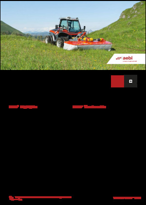 Kommunale Mehrzweckfahrzeuge Diesel Aebi TT 211+