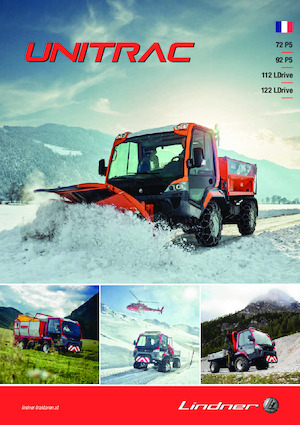 Kommunale Mehrzweckfahrzeuge Diesel Lindner Unitrac 92 P5