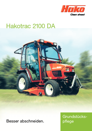 Kommunale Schlepper Hako Hakotrac 2100 DA