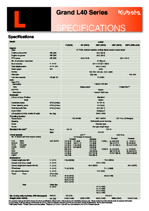 Kommunale Schlepper Kubota L 4240 D