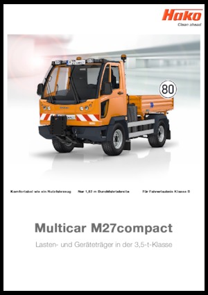 Kommunale Schlepper Hako Multicar M 27compact