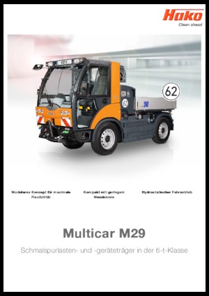 Kommunale Schlepper Hako Multicar M29 C, CHK
