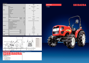 Kommunale Schlepper Shibaura ST 460 SSS