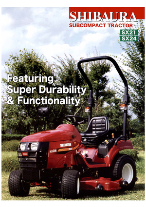 Kommunale Schlepper Shibaura SX 24