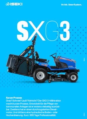 Aufsitzrasenmäher, Rasen- und Gartentraktoren Iseki SXG 323
