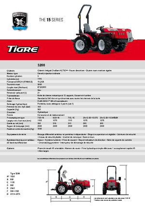 Kommunale Schlepper Carraro Tigre 3200