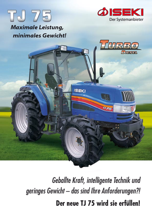 Kommunale Schlepper Iseki TJ 75