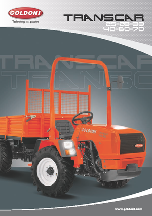 Kommunale Schlepper Goldoni Transcar 25 RS