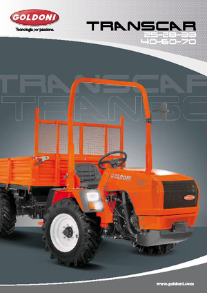 Kommunale Schlepper Goldoni Transcar W 70 SN - Sl Quadrifoglio