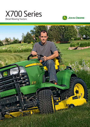 Kommunale Schlepper John Deere X 740