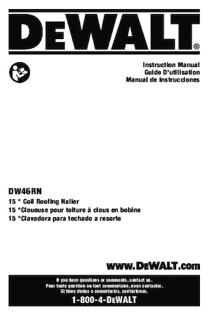 Nagler und Klammergeräte DEWALT DW46RN