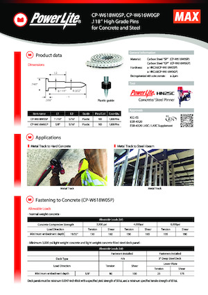 Nagler und Klammergeräte MAX USA CORP. HN25C