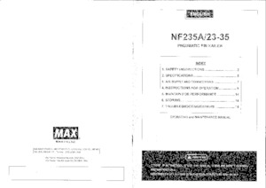 Nagler und Klammergeräte MAX USA CORP. NF235A/23-35