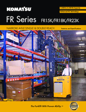 Schmalgang-Gabelstapler VNA Komatsu FR23K-3