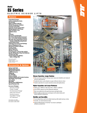 Scherenbühnen auf Rädern JLG 1930ES