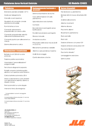 Scherenbühnen auf Rädern JLG 3246ES