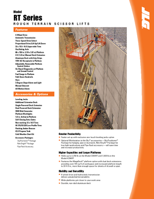 Scherenbühnen auf Rädern JLG 3394RT